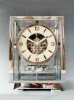 A fine model Atmos clock, chrome  no 5227, by Jean Leon Reutter, circa 1930